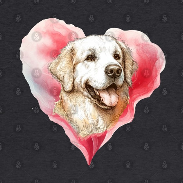 My Heart - Golden Retriever by ZogDog Pro